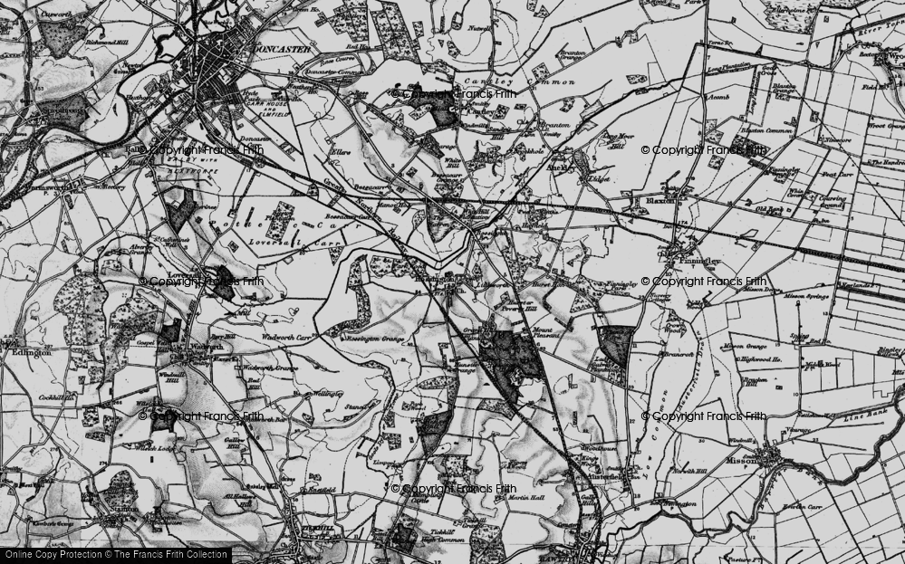 Old Map of Littleworth, 1895 in 1895
