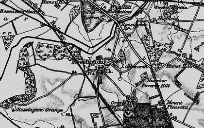 Old map of Littleworth in 1895