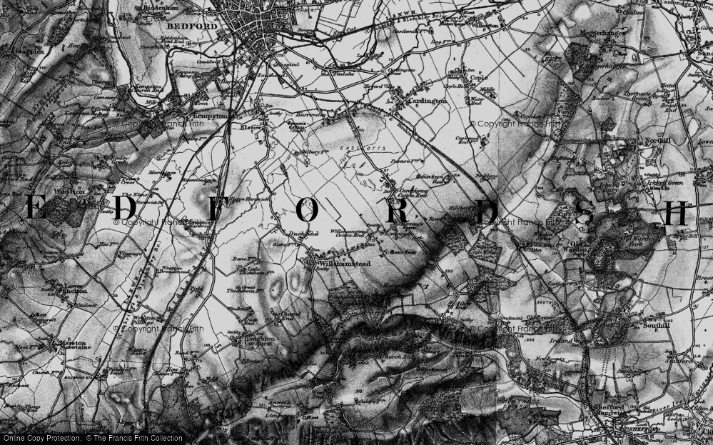 Old Map of Littleworth, 1896 in 1896