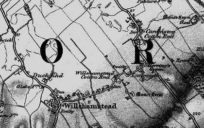 Old map of Littleworth in 1896
