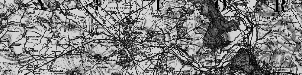 Old map of Littleworth in 1898