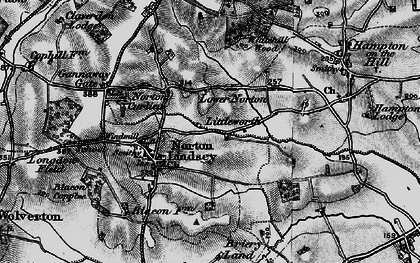 Old map of Grove Park in 1898