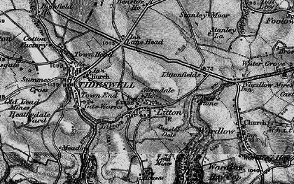 Old map of Litton in 1896