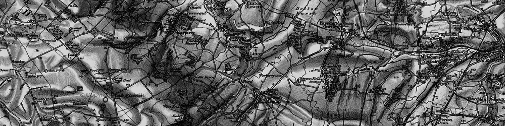Old map of Litton in 1898