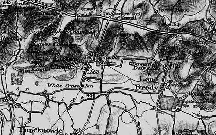 Old map of Litton Cheney in 1897