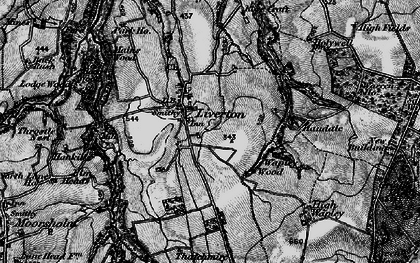 Old map of Waupley Wood in 1898