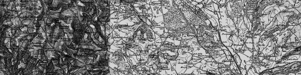 Old map of Liverton in 1898