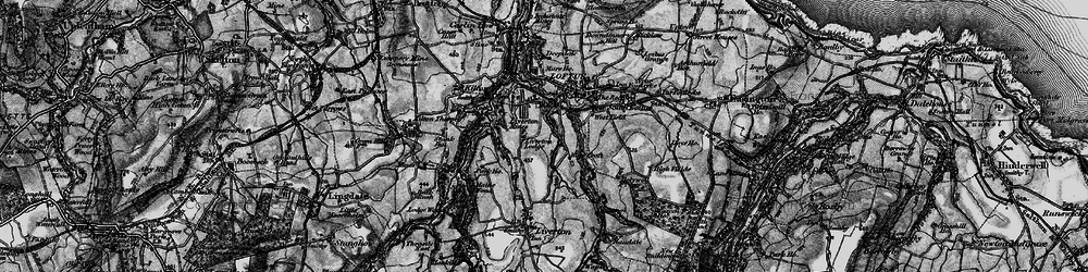 Old map of Liverton Mines in 1898