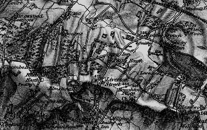 Old map of Liverton Street in 1895