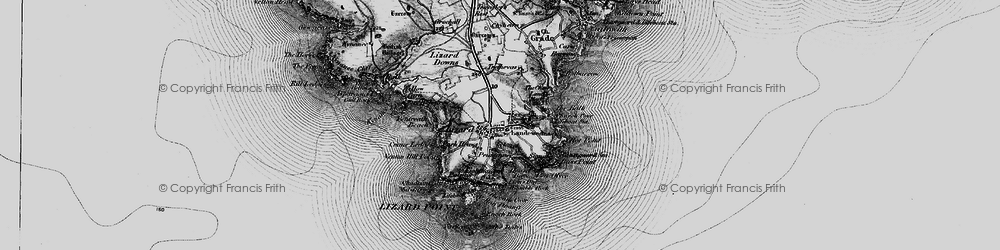 Old map of Bumble Rock in 1895