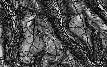 Old map of Llan-dafal in 1897