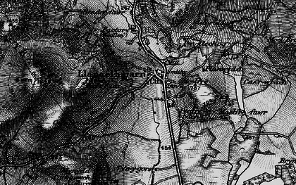 Old map of Llanaelhaearn in 1899