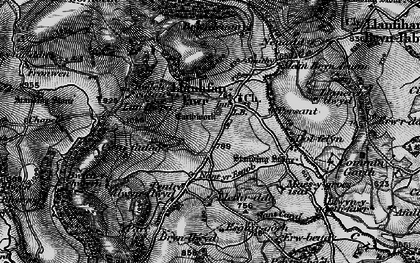 Old map of Allt y Clych in 1898