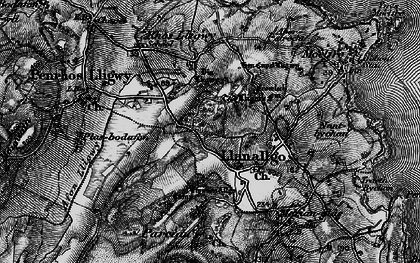 Old map of Llanallgo in 1899