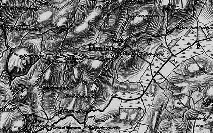 Old map of Bod Deiniol in 1899
