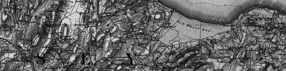Old map of Llanbedrgoch in 1899