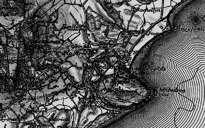 Old map of Llanbedrog in 1899