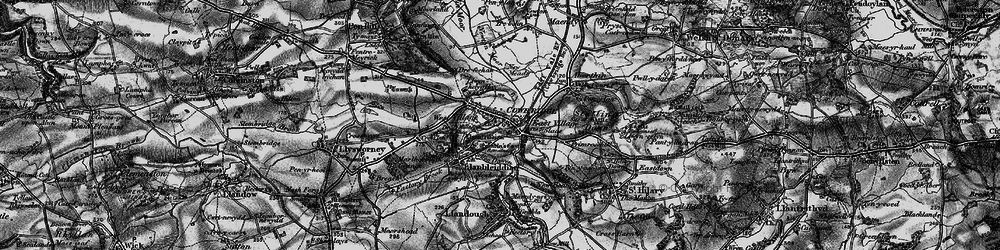 Old map of Llanblethian in 1897