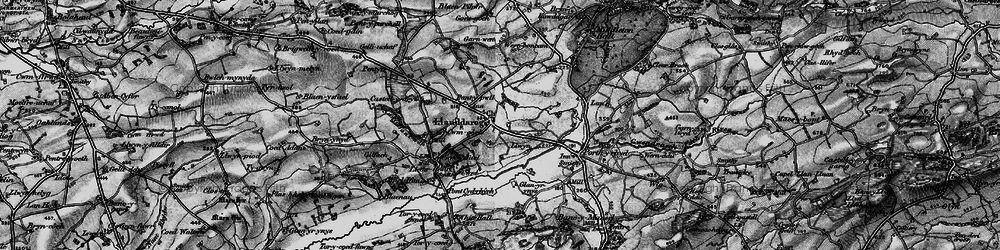 Old map of Brynhawddgar in 1898