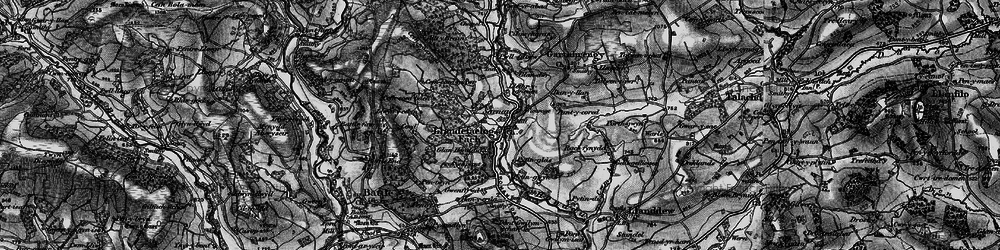 Old map of Llandefaelog in 1898