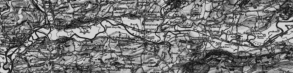 Old map of Llandilo-yr-ynys in 1898