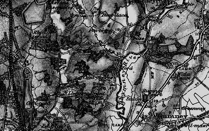 Old map of Llanedeyrn in 1898