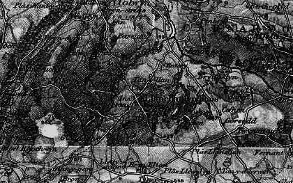 Old map of Llanelian yn-Rhôs in 1899