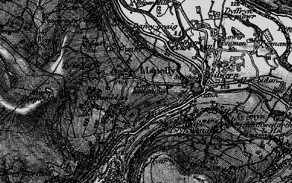 Old map of Tir Gunter in 1897