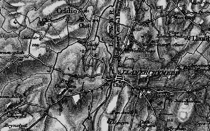 Old map of Llanerchymedd in 1899