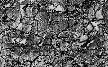 Old map of Llaneuddog in 1899