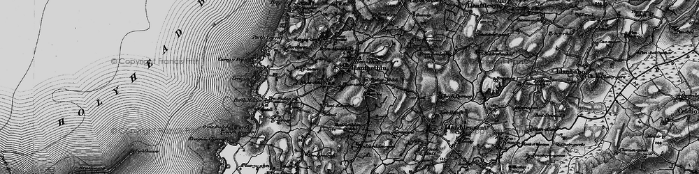 Old map of Bodfardden-ddu in 1899