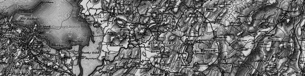 Old map of Llanfigael in 1899
