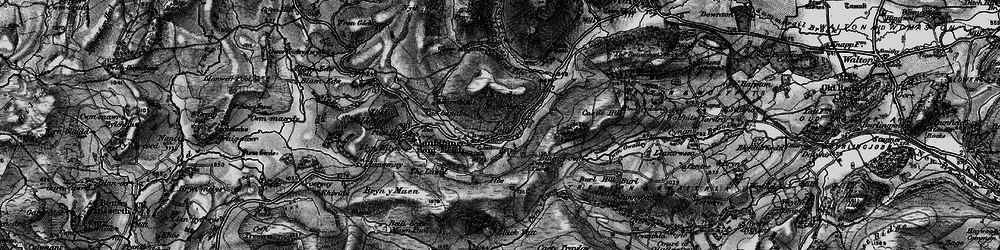 Old map of Water-break-its-neck in 1899