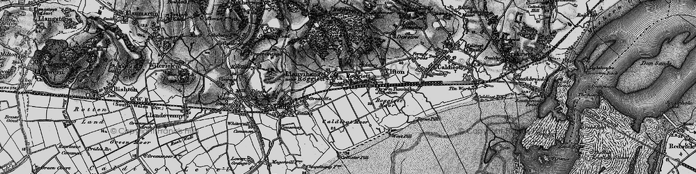 Old map of Llanfihangel near Rogiet in 1897