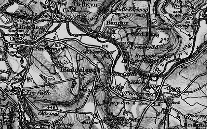 Old map of Bryn-Teifi in 1898