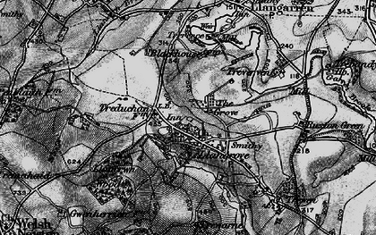 Old map of Llangrove in 1896