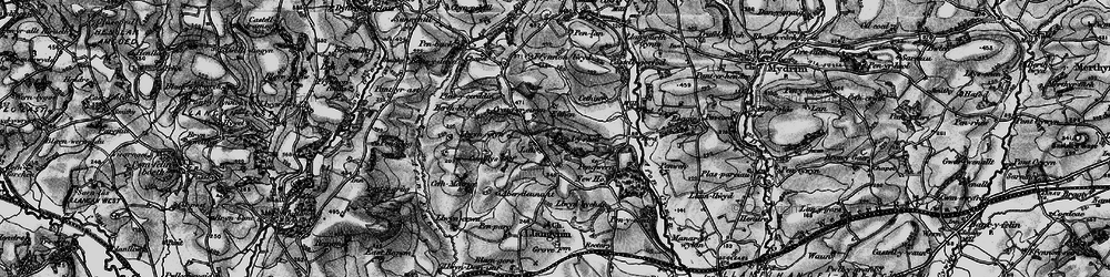 Old map of Afon Fenni in 1898