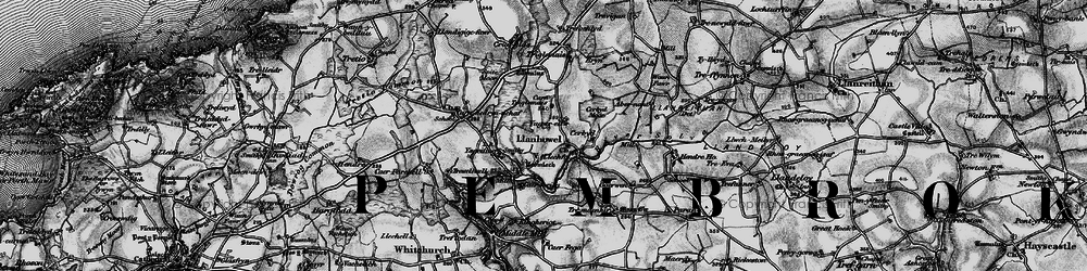 Old map of Kingheriot in 1898