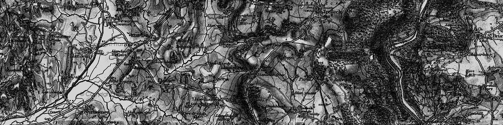 Old map of Woolpitch Wood in 1897