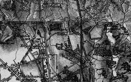 Old map of Llanishen in 1898