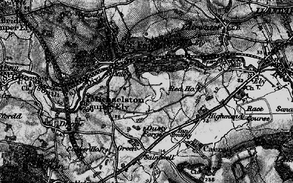 Old map of Llanmaes in 1898
