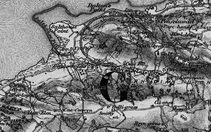 Old map of Llanmorlais in 1897