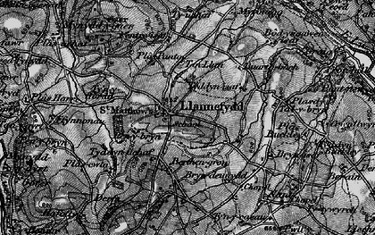 Old map of Bodysgaw Isa in 1897