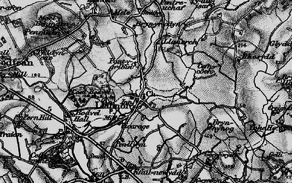 Old map of Brynllaeth in 1899