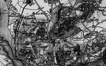 Old map of Llanrhos in 1899
