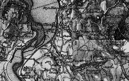 Old map of Llansanffraid Glan Conwy in 1899