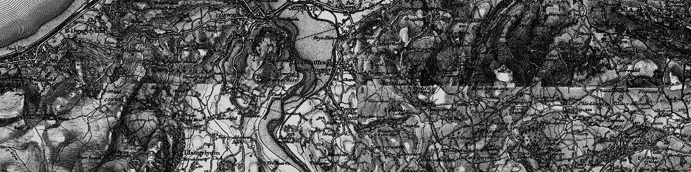 Old map of Llansanffraid Glan Conwy in 1899