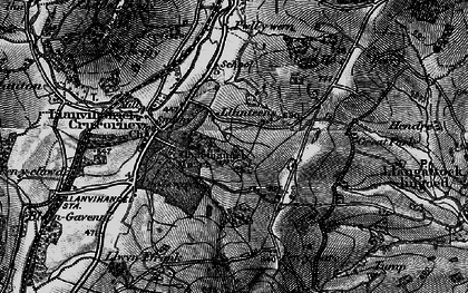 Old map of Llanteems in 1896