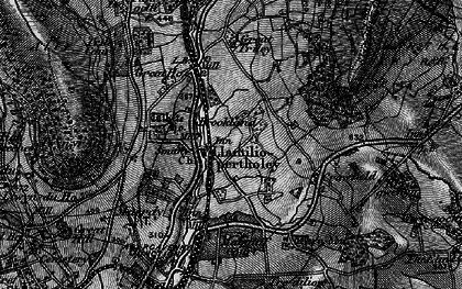 Old map of Triley Mill in 1896