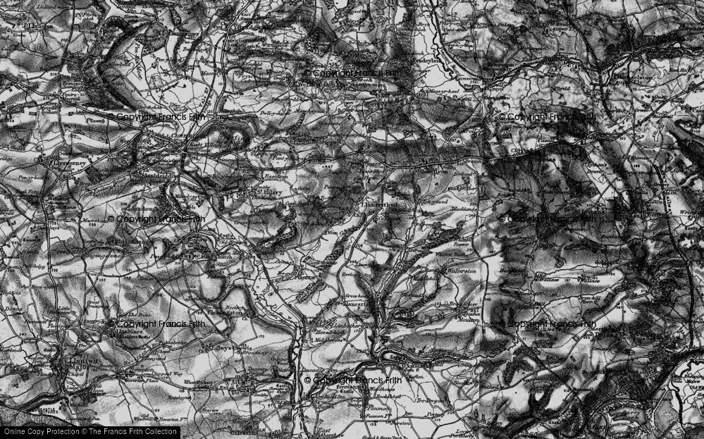 Old Map of Llantrithyd, 1897 in 1897